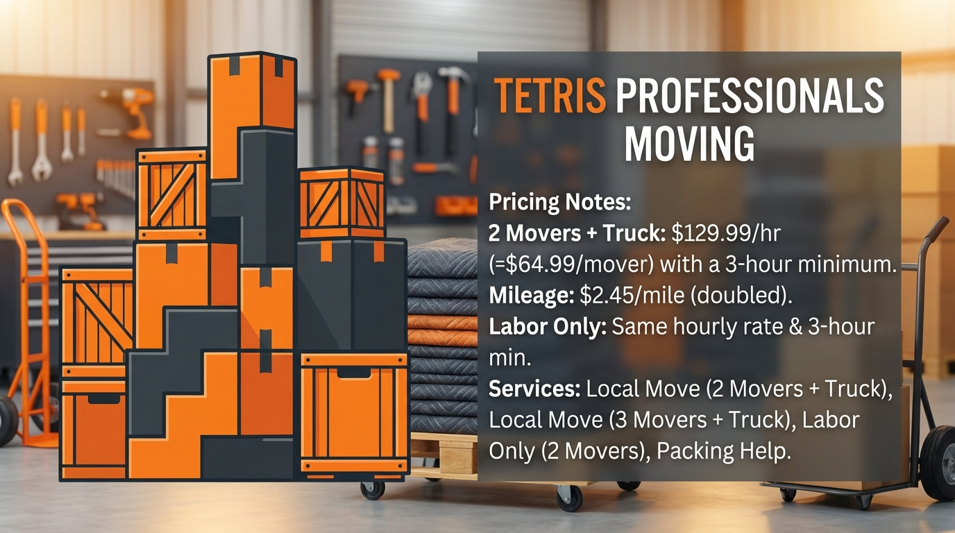 Tetris Professionals Moving cover
