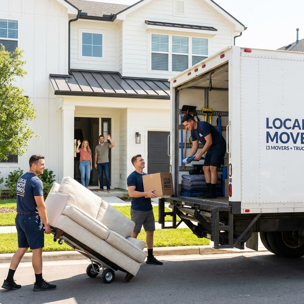 Local Move (3 movers + truck)
